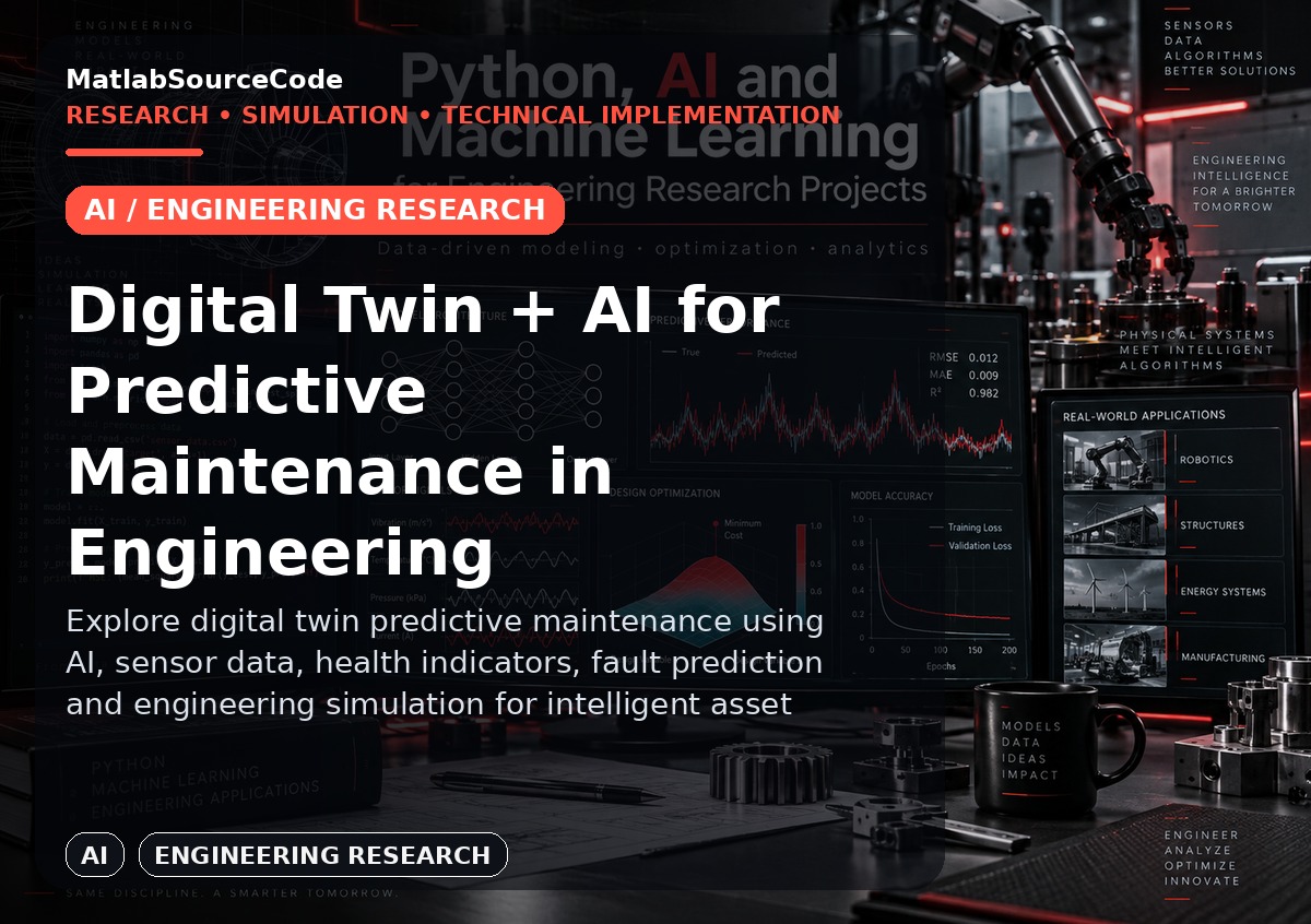 Digital Twin + AI for Predictive Maintenance in Engineering Systems