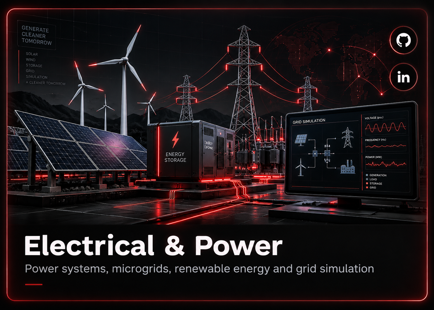 Voltage Stability Enhancement using DIgSILENT PowerFactory project simulation preview