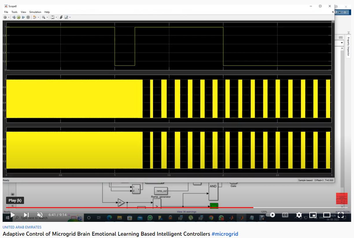 Adaptive-Control-of-Microgrid - Brain Emotional Learning based Intelligent Controllers - SIMULINK MATLAB-MATLAB SIMULINK Projects project simulation thumbnail for Renewable Energy Engineering