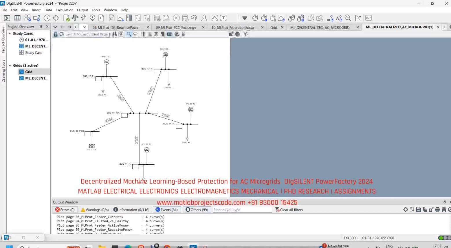 Decentralized Machine Learning-Based Protection for AC Microgrids DIgSILENT PowerFactory 2024 project thumbnail image