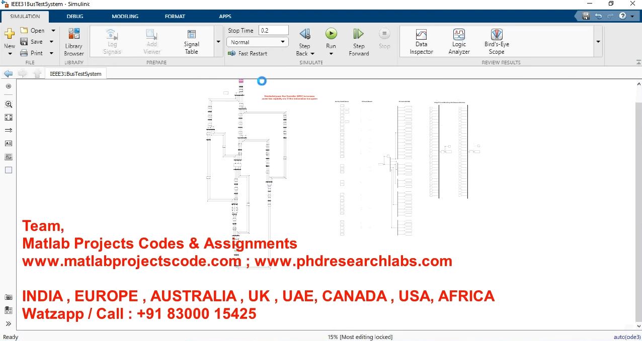 Distributed Power Flow Controller Dpfc To Increase Power Flow Capability Of A 31 Bus Transmission project simulation thumbnail for Renewable Energy Engineering