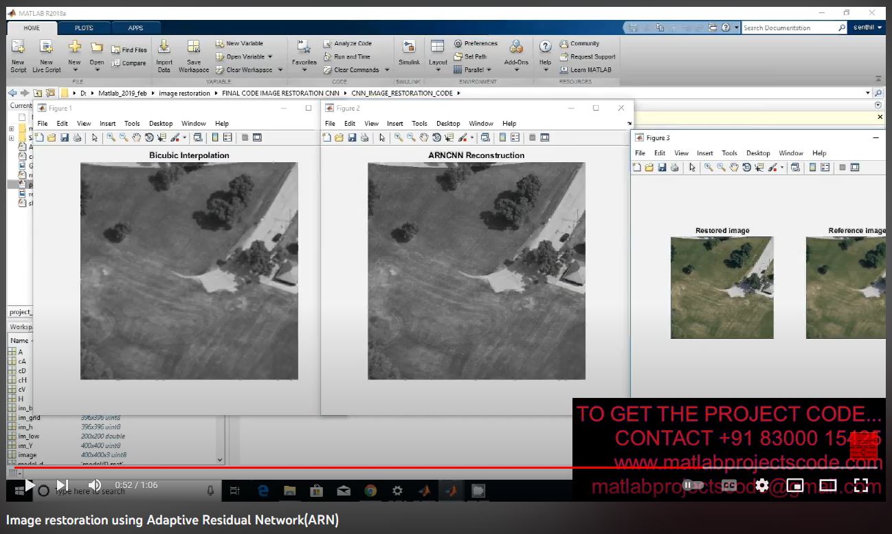 Image Restoration Using Adaptive Residual Network Arn project simulation thumbnail for Signal Processing and AI Engineering