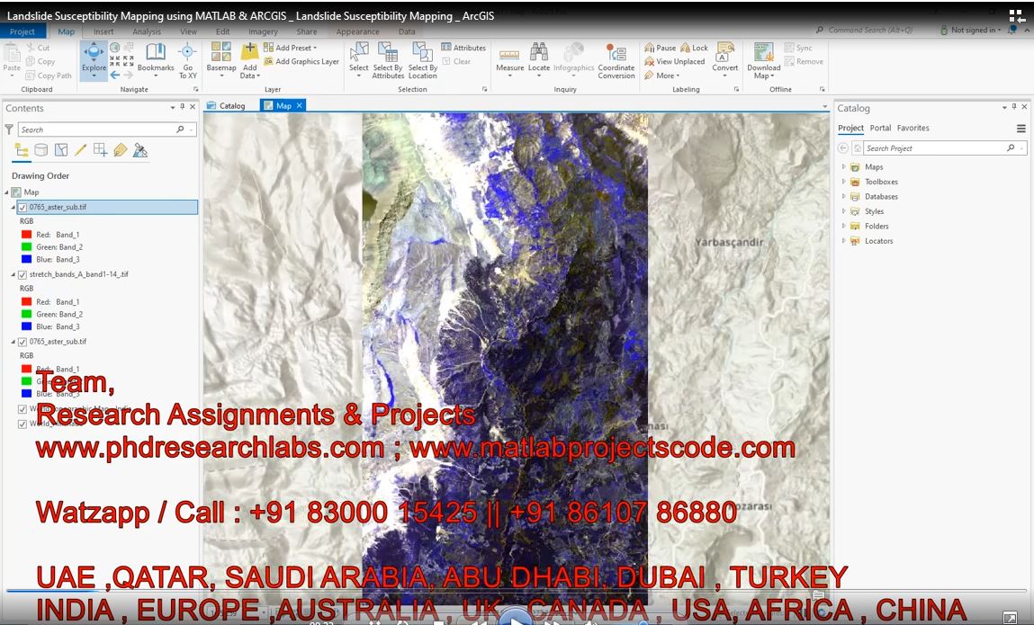 Landslide Susceptibility Mapping Using Matlab Arcgis _ Landslide Susceptibility Mapping _ Arcgis project simulation thumbnail for Electrical Engineering