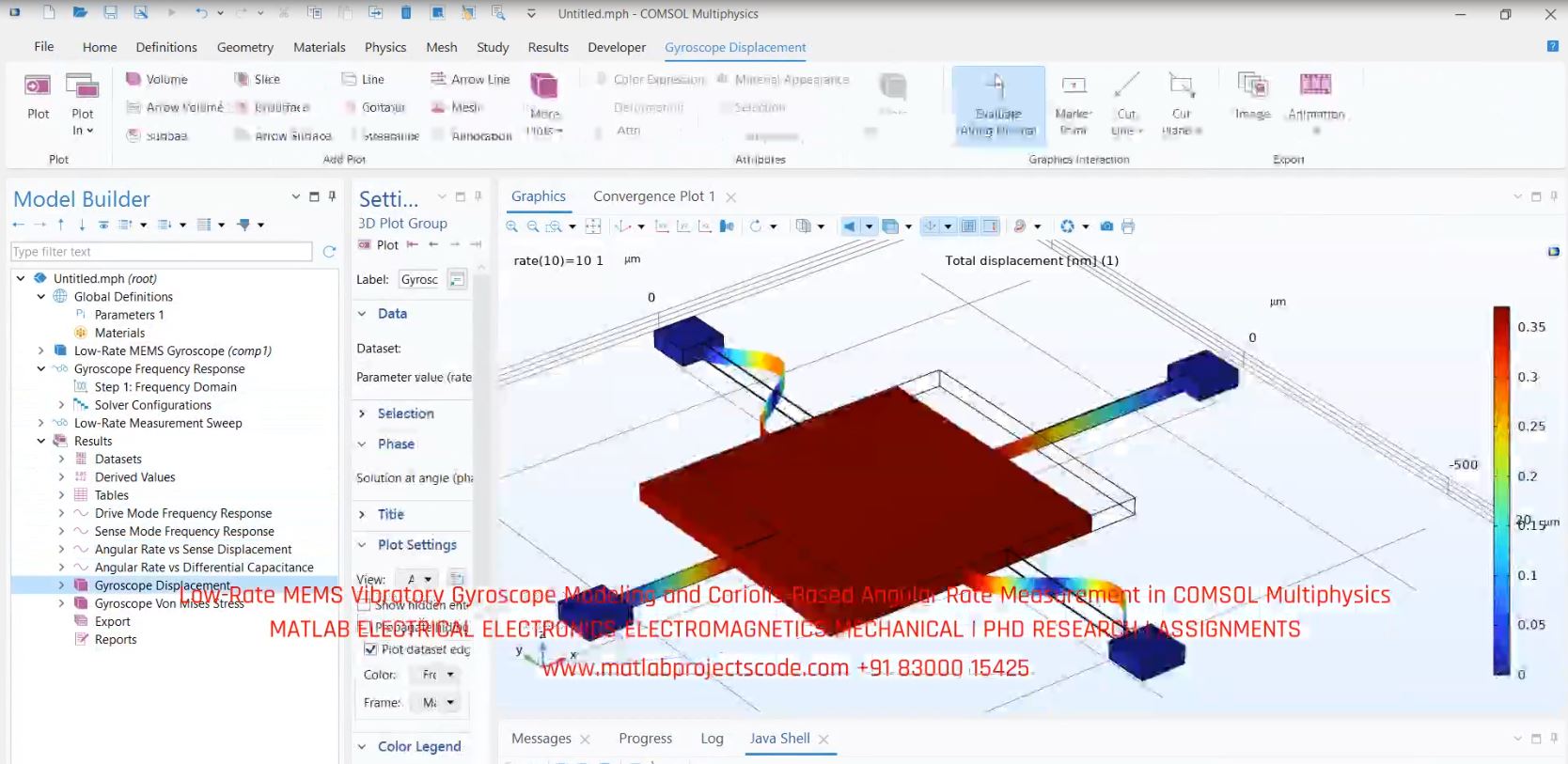 Low-Rate MEMS Vibratory Gyroscope Modeling and Coriolis-Based Angular Rate Measurement in COMSOL Multiphysics project thumbnail image