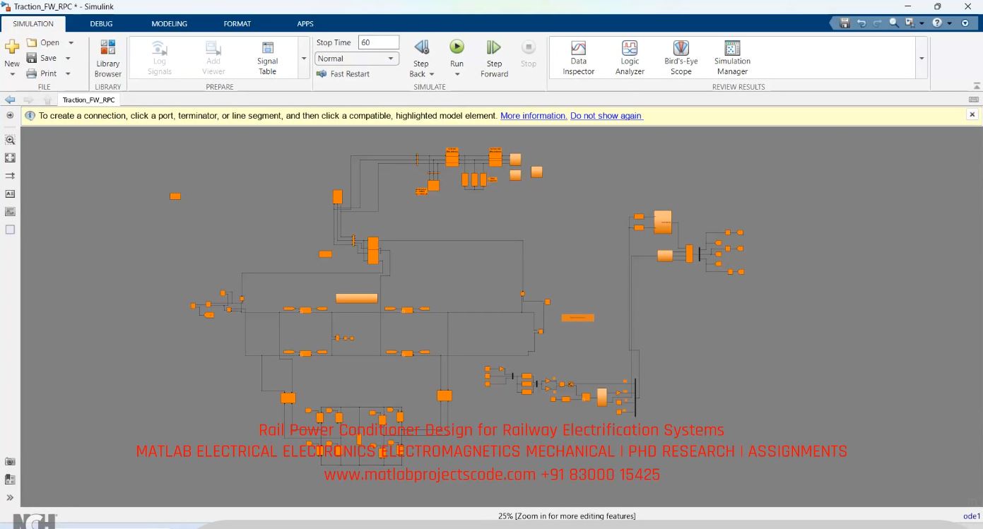 Rail Power Conditioner Design for Railway Electrification Systems simulation output thumbnail