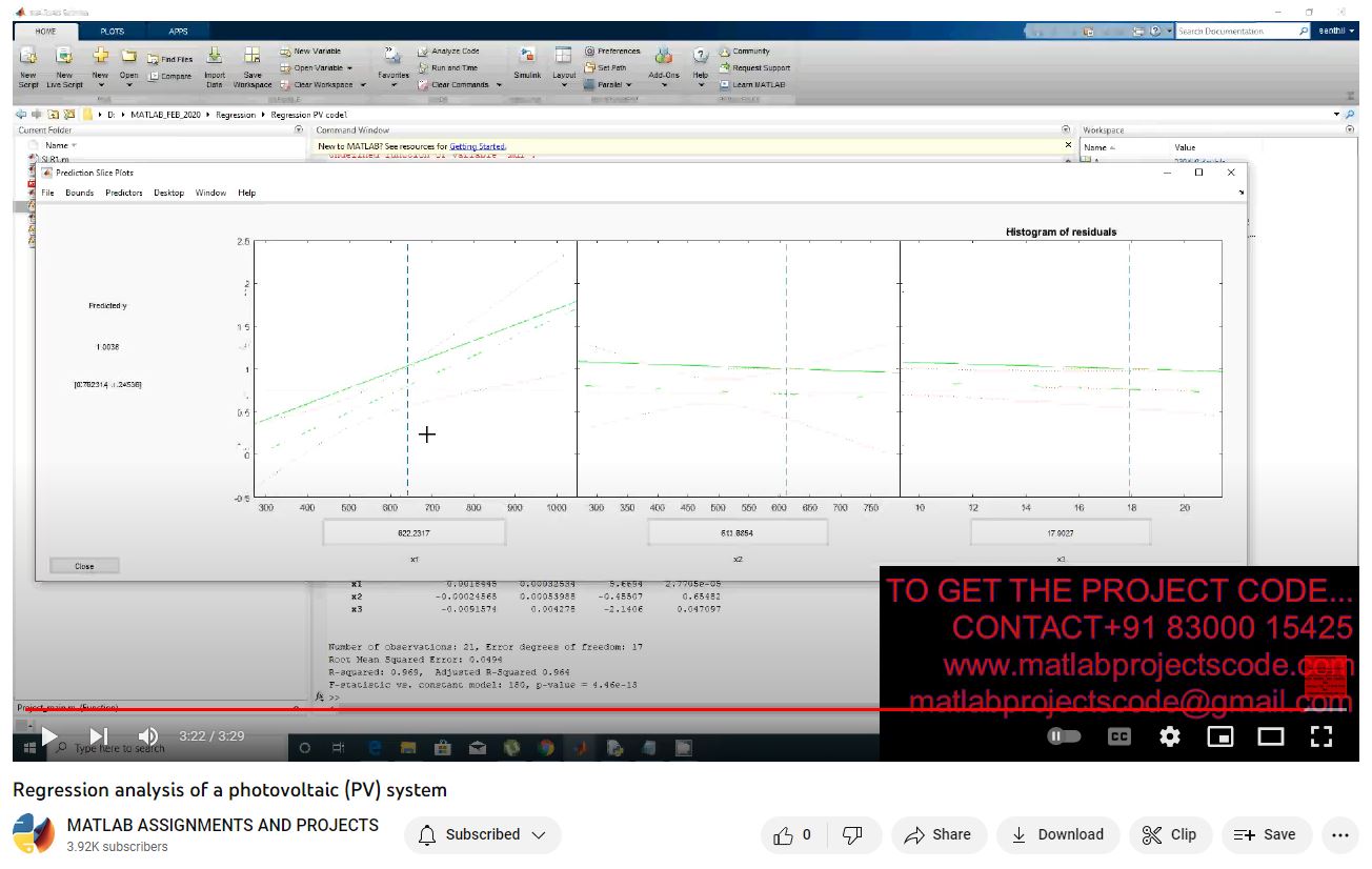 Regression Analysis Of A Photovoltaic Pv System project simulation thumbnail for Renewable Energy Engineering