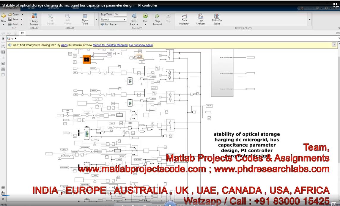 Stability Of Optical Storage Charging Dc Microgrid Bus Capacitance Parameter Design __ Pi Controller project simulation thumbnail for Renewable Energy Engineering