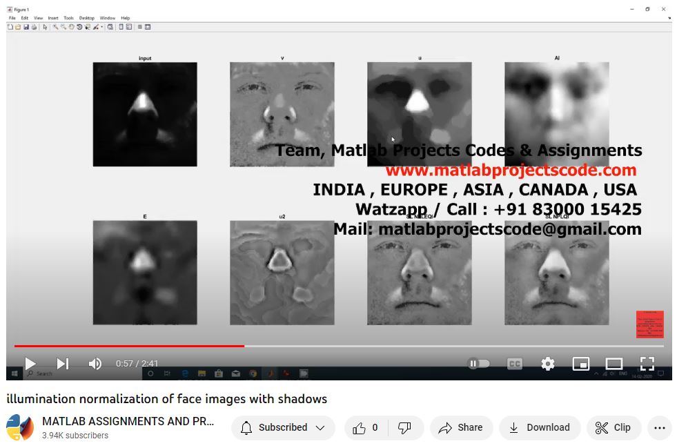 Illumination Normalization Of Face Images With Shadows project simulation thumbnail for Signal Processing and AI Engineering